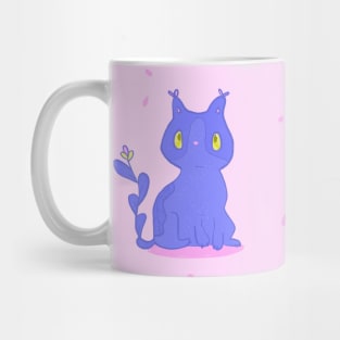 Blue cat Mug